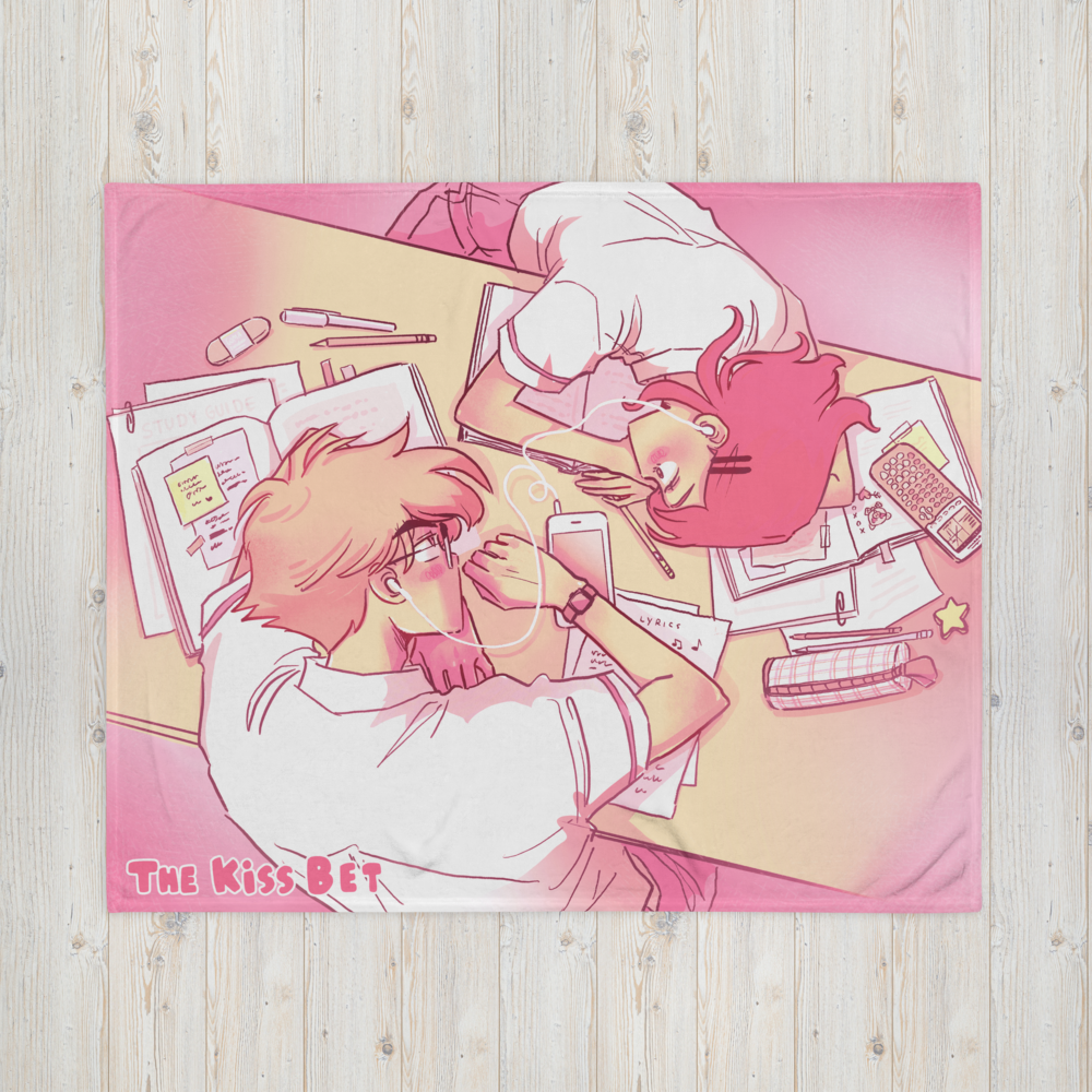 THE KISS BET - THROW BLANKET WEBTOON ENTERTAINMENT