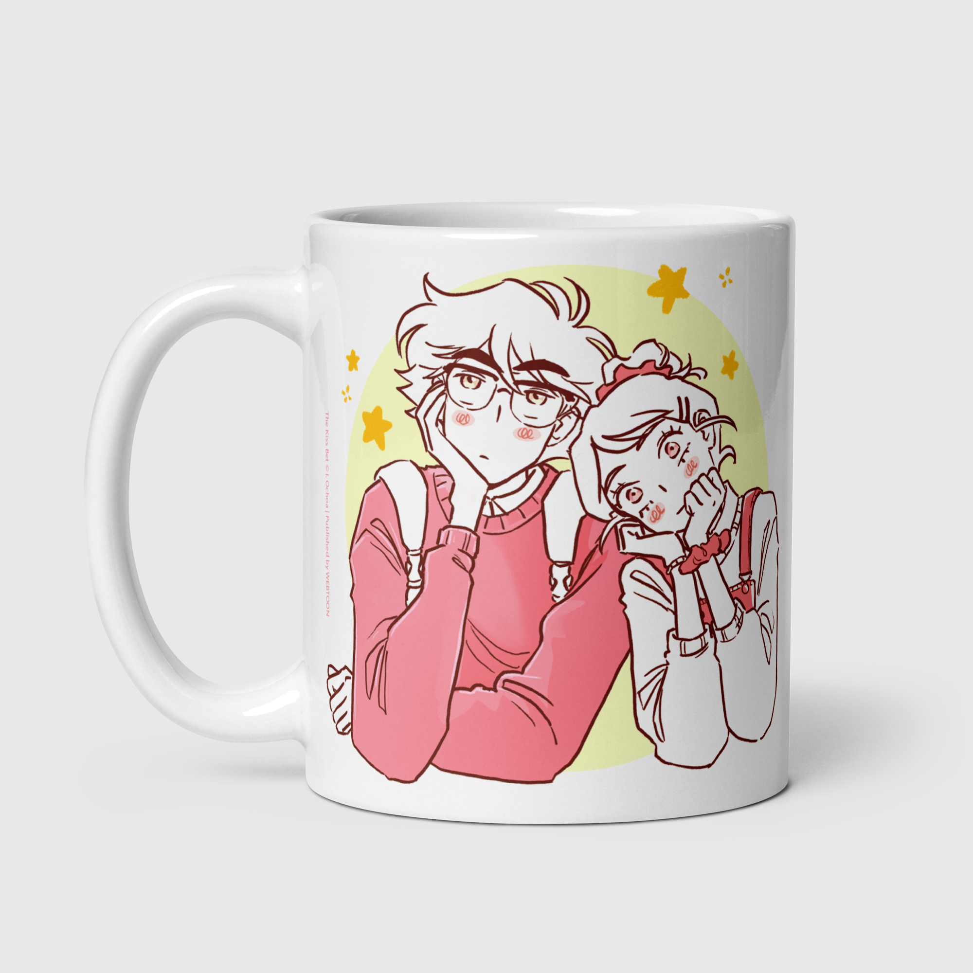 THE KISS BET - OLIVER + SARA LIN MUG WEBTOON ENTERTAINMENT
